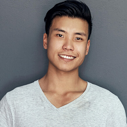 smiling man